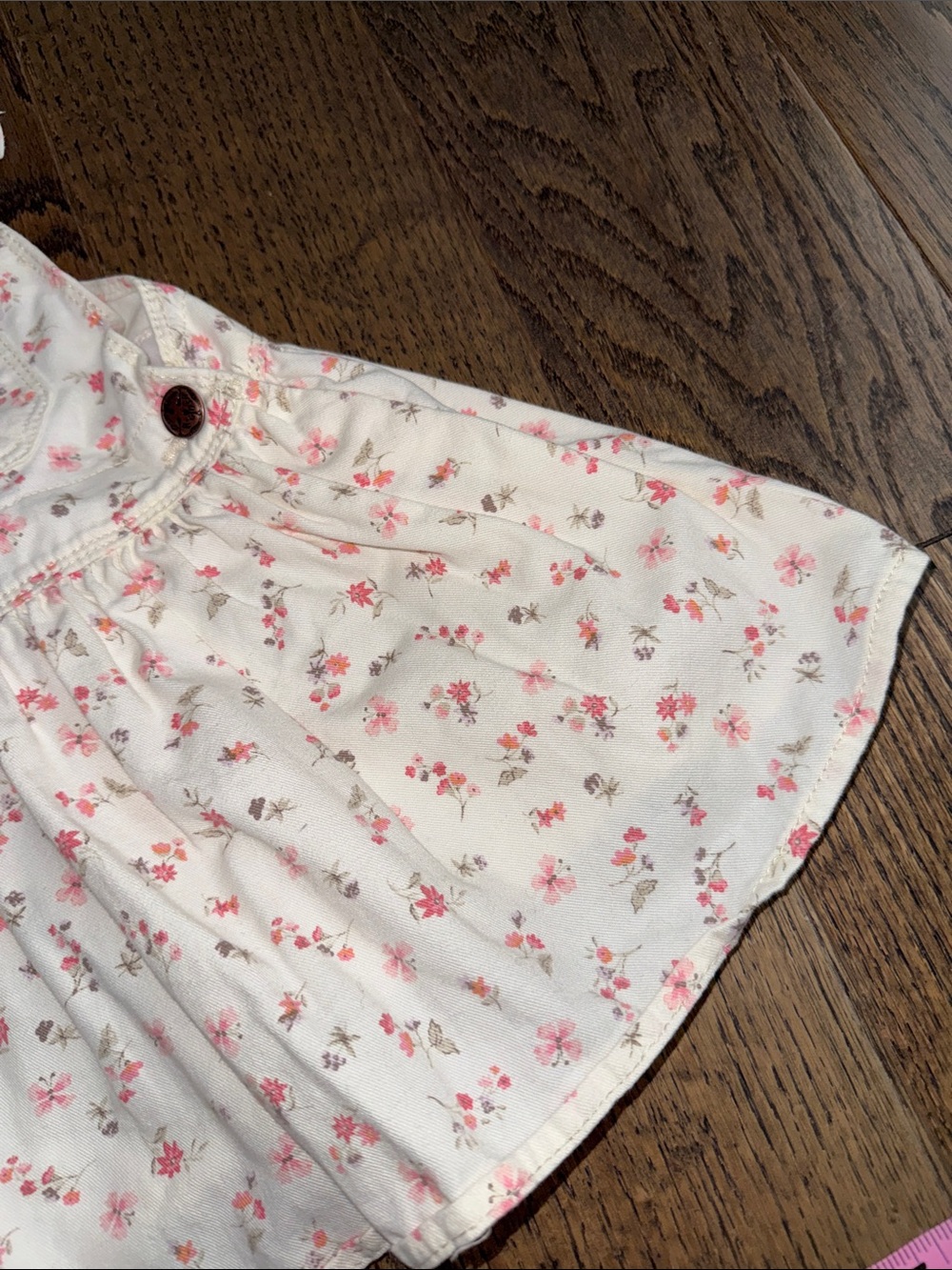 OshKosh B'gosh Cream Dress with Pink Floral Print - Picture 7 of 13